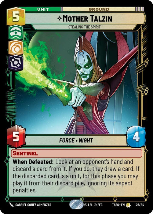 Image for Mother Talzin - Stealing the Spirit (26/84) [Twin Suns] - Star Wars: Unlimited