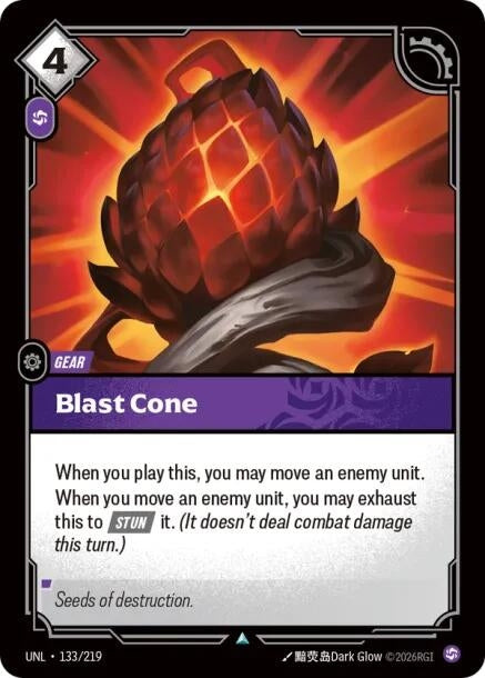 Image for Blast Cone (133/219) [Unleashed] - Riftbound: League of Legends Trading Card Game