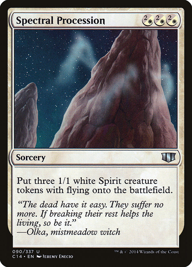 Spectral Procession (90) [Commander 2014]