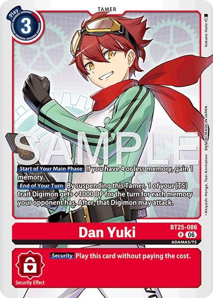 Image for Dan Yuki (BT25-086 R) [Dual Revolution] - Digimon Card Game
