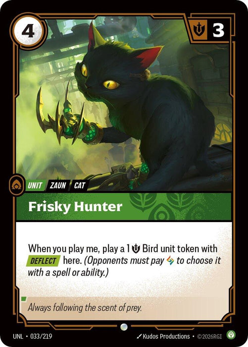 Image for Frisky Hunter (033/219) [Unleashed] - Riftbound: League of Legends Trading Card Game
