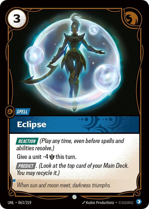 Image for Eclipse (063/219) [Unleashed] - Riftbound: League of Legends Trading Card Game