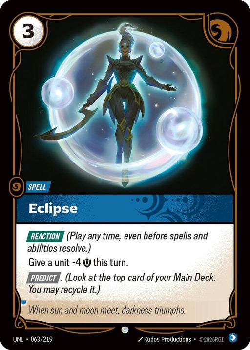 Image for Eclipse (063/219) [Unleashed] - Riftbound: League of Legends Trading Card Game