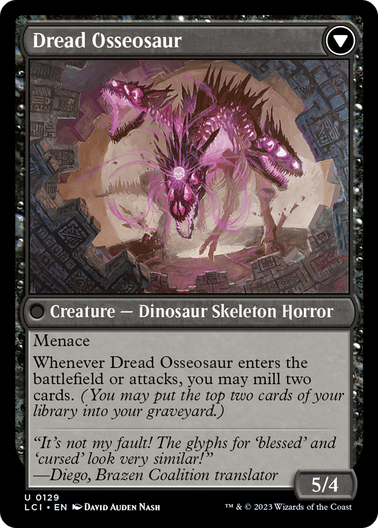 Visage of Dread (129) [The Lost Caverns of Ixalan]