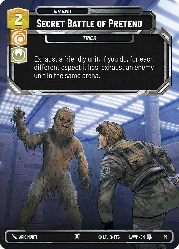 Image for Secret Battle of Pretend (19) [A Lawless Time: Weekly Play Promos] {LAW-WPP} - Star Wars: Unlimited
