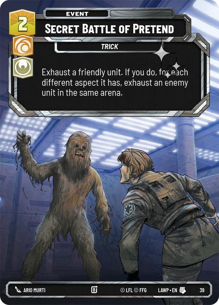Image for Secret Battle of Pretend (Foil) (39) [A Lawless Time: Weekly Play Promos] {LAW-WPP} - Star Wars: Unlimited