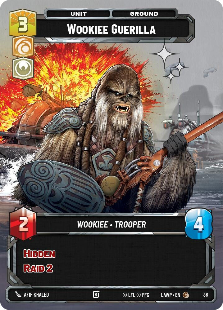 Image for Wookiee Guerilla (Foil) (38) [A Lawless Time: Weekly Play Promos] {LAW-WPP} - Star Wars: Unlimited