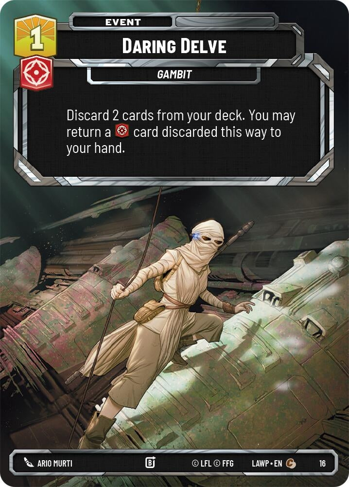 Image for Daring Delve (16) [A Lawless Time: Weekly Play Promos] {LAW-WPP} - Star Wars: Unlimited