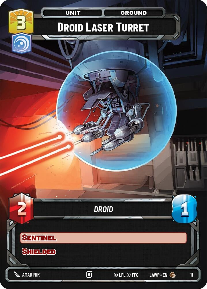 Image for Droid Laser Turret (11) [A Lawless Time: Weekly Play Promos] {LAW-WPP} - Star Wars: Unlimited