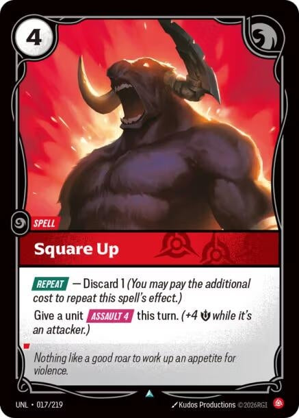 Image for Square Up (017/219) [Unleashed] - Riftbound: League of Legends Trading Card Game