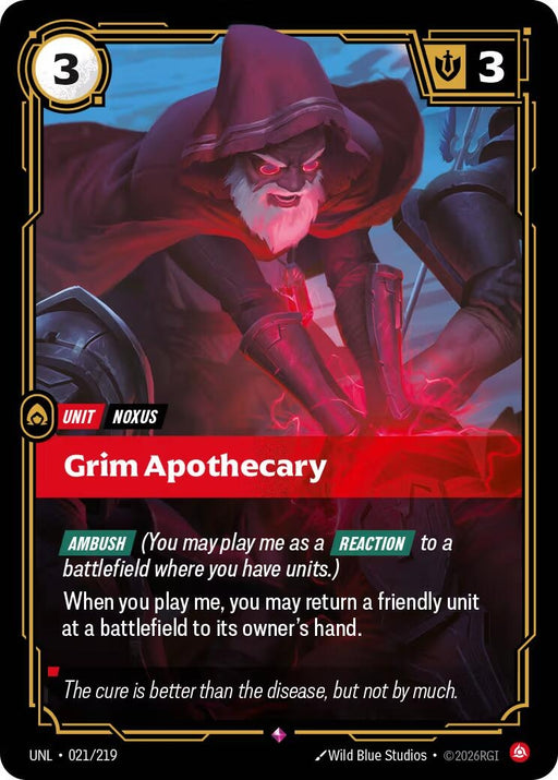 Image for Grim Apothecary (021/219) [Unleashed] - Riftbound: League of Legends Trading Card Game