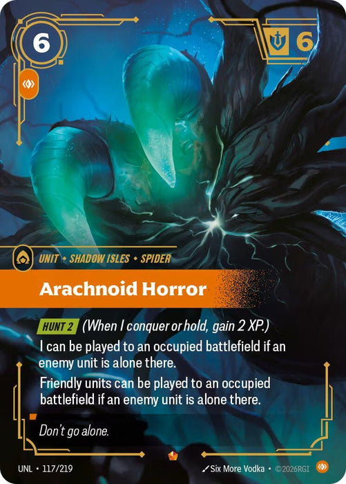 Image for Arachnoid Horror (117/219) [Unleashed] - Riftbound: League of Legends Trading Card Game