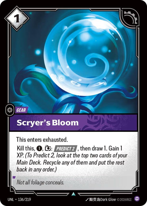 Image for Scryer's Bloom (136/219) [Unleashed] - Riftbound: League of Legends Trading Card Game