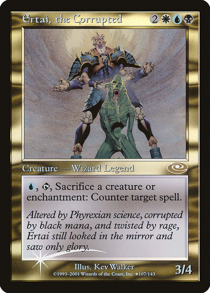 Ertai, the Corrupted (Alt. Art Foil) (107) [Planeshift]
