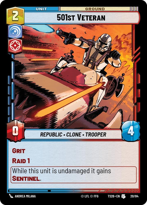 Image for 501st Veteran (20/84) [Twin Suns] - Star Wars: Unlimited