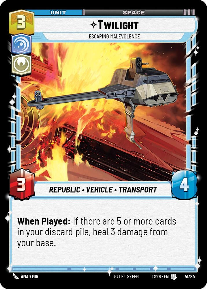 Image for Twilight - Escaping Malevolence (41/84) [Twin Suns] - Star Wars: Unlimited