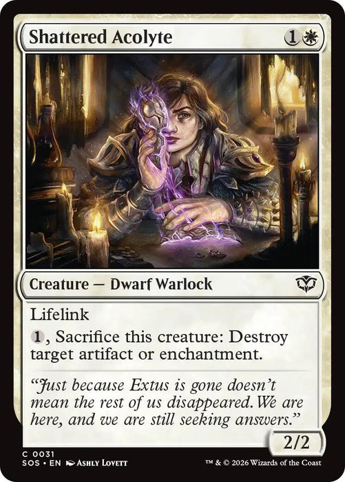 Image for Shattered Acolyte (31) [Secrets of Strixhaven] - Magic: The Gathering