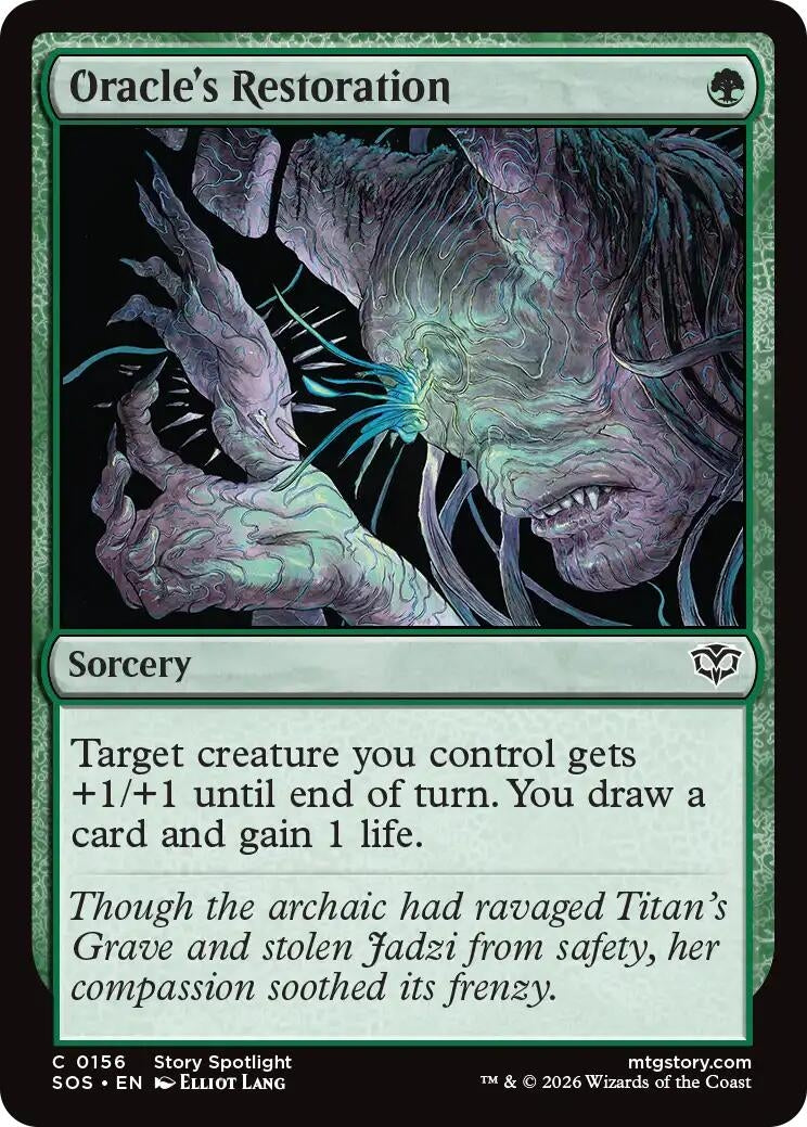 Image for Oracle's Restoration (156) [Secrets of Strixhaven] - Magic: The Gathering