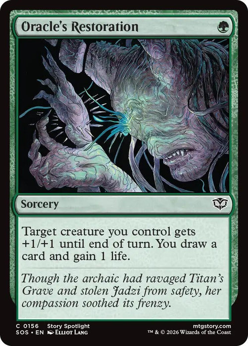 Image for Oracle's Restoration (156) [Secrets of Strixhaven] - Magic: The Gathering