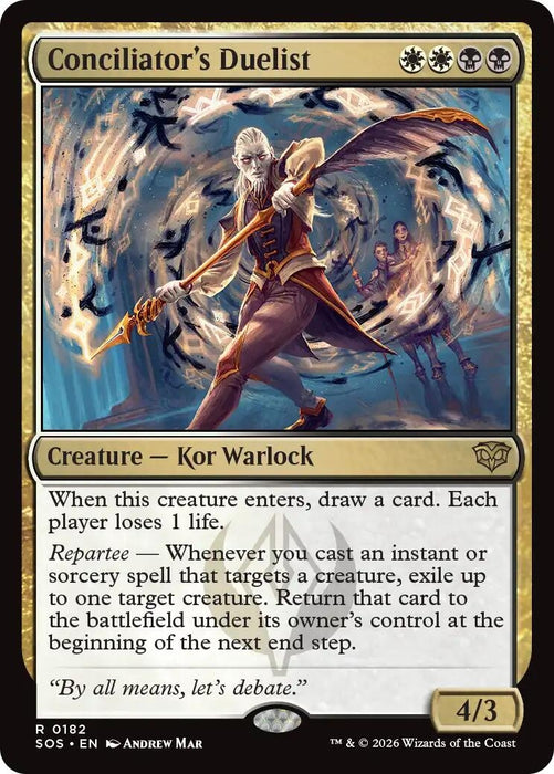 Image for Conciliator's Duelist (182) [Secrets of Strixhaven] - Magic: The Gathering