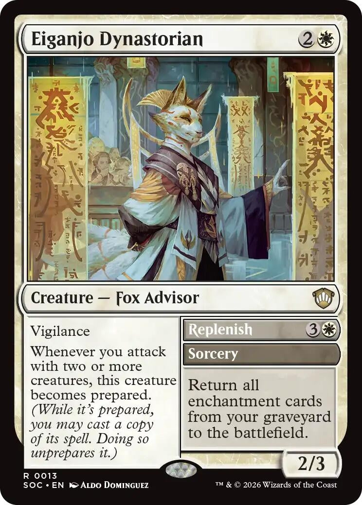 Image for Eiganjo Dynastorian (13) [Secrets of Strixhaven] - Magic: The Gathering