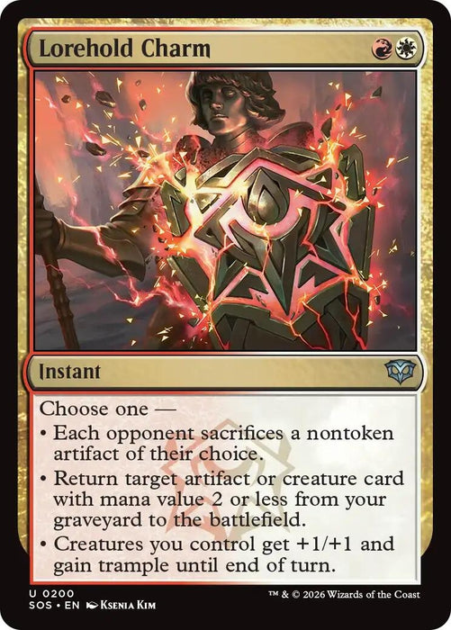 Image for Lorehold Charm (200) [Secrets of Strixhaven] - Magic: The Gathering