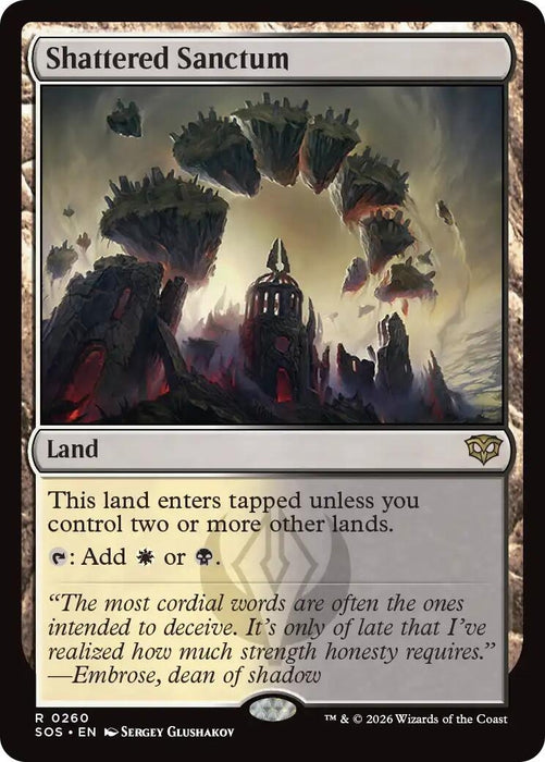 Image for Shattered Sanctum (260) [Secrets of Strixhaven] - Magic: The Gathering