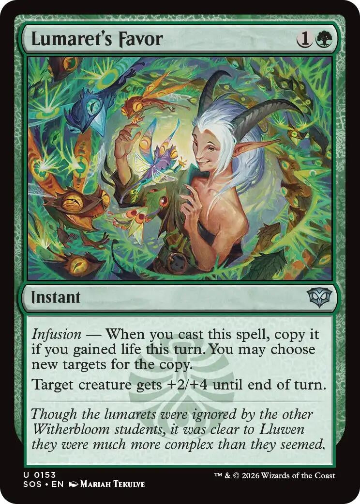 Image for Lumaret's Favor (153) [Secrets of Strixhaven] - Magic: The Gathering