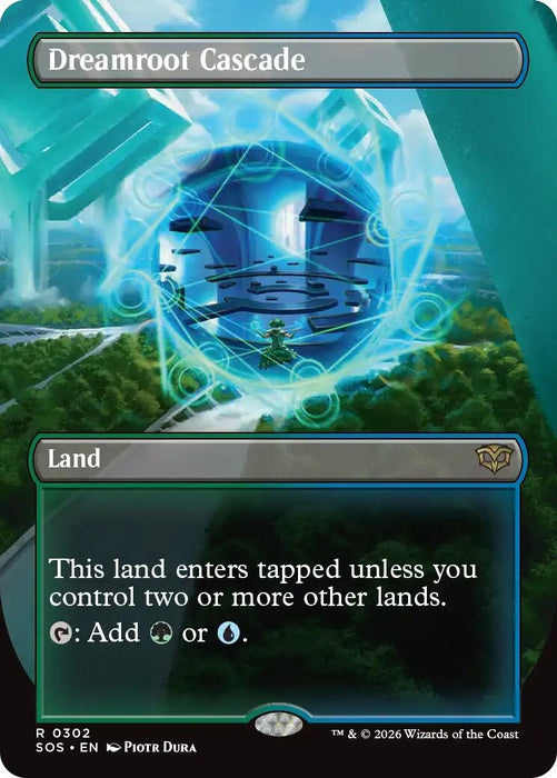 Image for Dreamroot Cascade (Borderless) (302) [Secrets of Strixhaven] - Magic: The Gathering