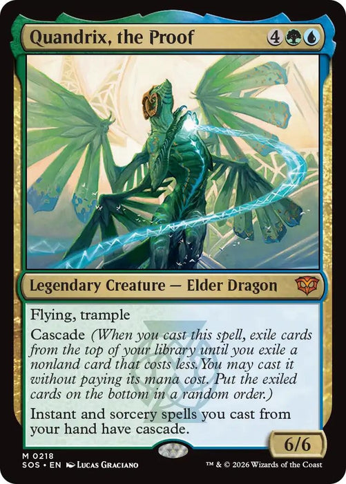 Image for Quandrix, the Proof (218) [Secrets of Strixhaven] - Magic: The Gathering