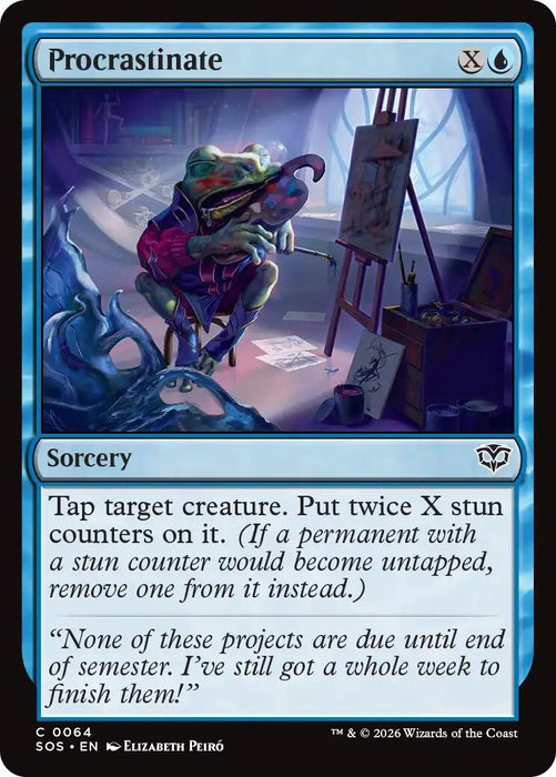 Image for Procrastinate (64) [Secrets of Strixhaven] - Magic: The Gathering