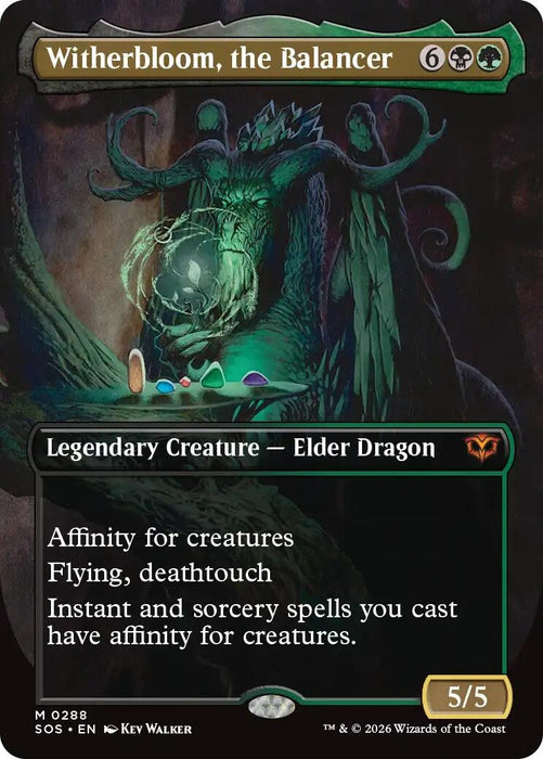 Image for Witherbloom, the Balancer (Borderless) (288) [Secrets of Strixhaven] - Magic: The Gathering