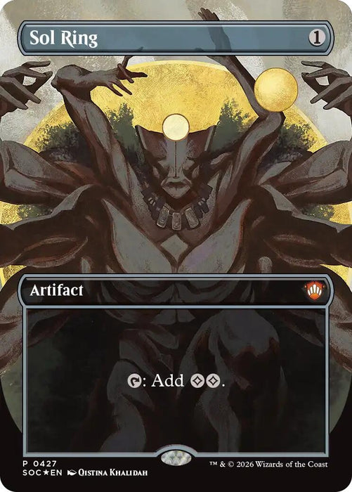 Image for Sol Ring (Borderless) (427) [Secrets of Strixhaven] - Magic: The Gathering