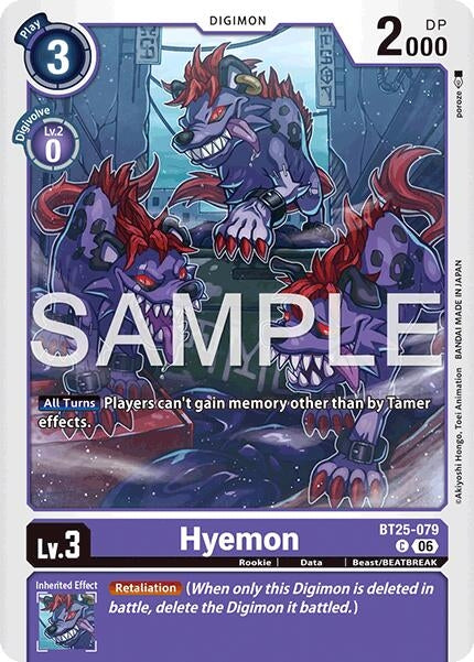 Image for Hyemon (BT25-079 C) [Dual Revolution] - Digimon Card Game
