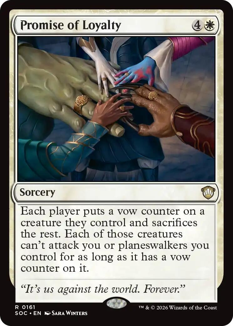 Image for Promise of Loyalty (161) [Secrets of Strixhaven] - Magic: The Gathering