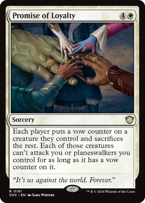 Image for Promise of Loyalty (161) [Secrets of Strixhaven] - Magic: The Gathering