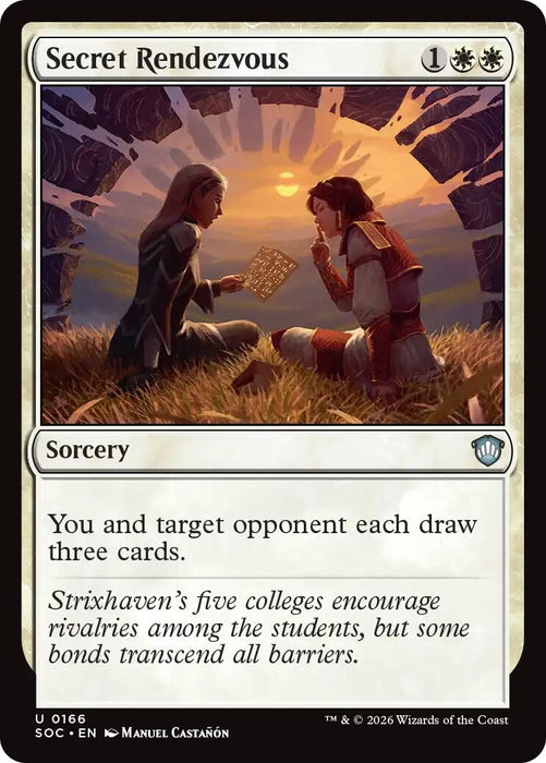 Image for Secret Rendezvous (166) [Secrets of Strixhaven] - Magic: The Gathering