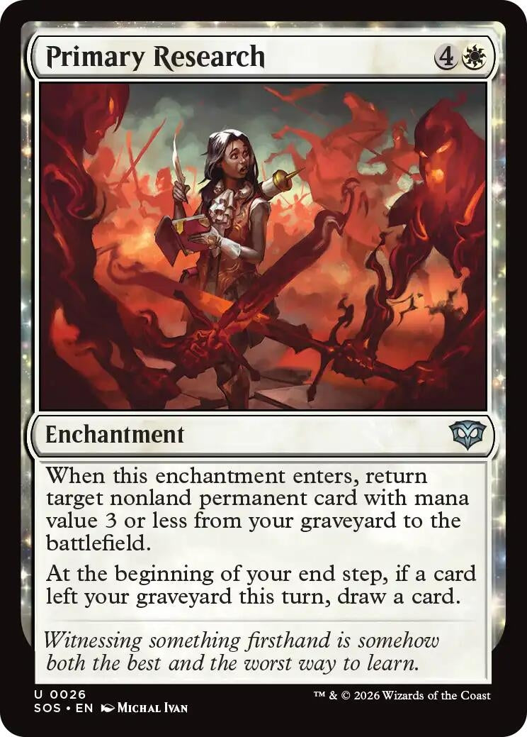Image for Primary Research (26) [Secrets of Strixhaven] - Magic: The Gathering