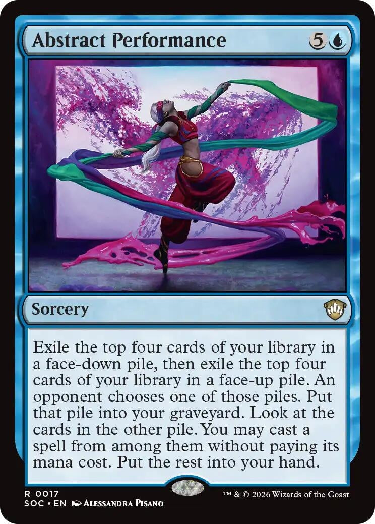 Image for Abstract Performance (17) [Secrets of Strixhaven] - Magic: The Gathering