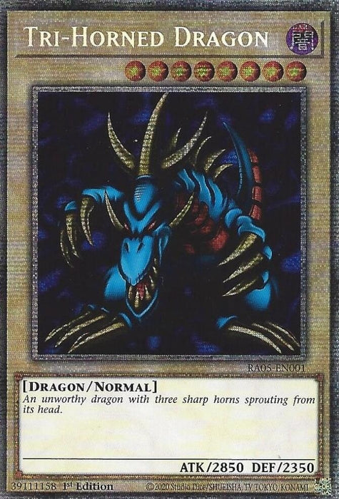 Image for Tri-Horned Dragon (RA05-EN001) [Rarity Collection 5] - YuGiOh