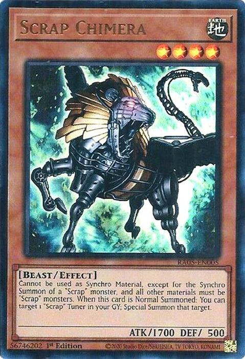 Image for Scrap Chimera (Ultra Rare) (RA05-EN005) [Rarity Collection 5] - YuGiOh