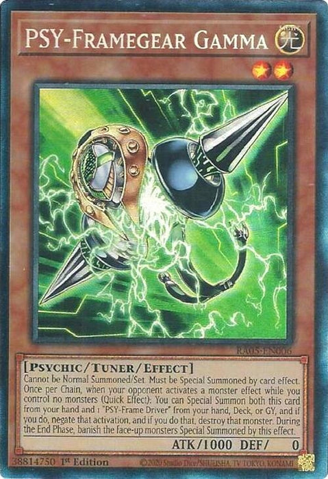 Image for PSY-Framegear Gamma (Collector's Rare) (RA05-EN006) [Rarity Collection 5] - YuGiOh