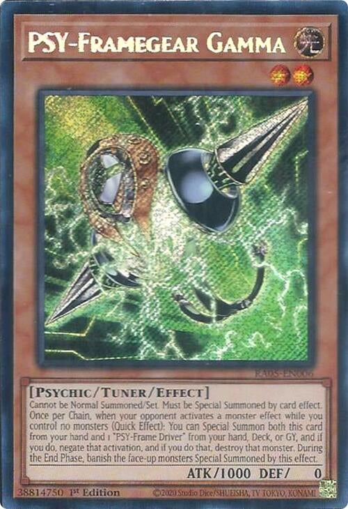 Image for PSY-Framegear Gamma (Secret Rare) (RA05-EN006) [Rarity Collection 5] - YuGiOh
