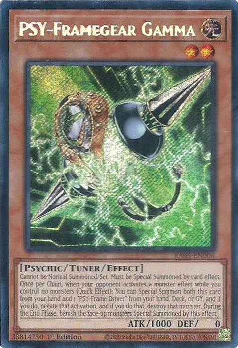 Image for PSY-Framegear Gamma (Secret Rare) (RA05-EN006) [Rarity Collection 5] - YuGiOh