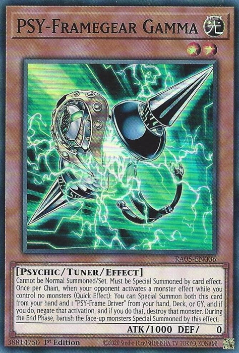 Image for PSY-Framegear Gamma (RA05-EN006) [Rarity Collection 5] - YuGiOh