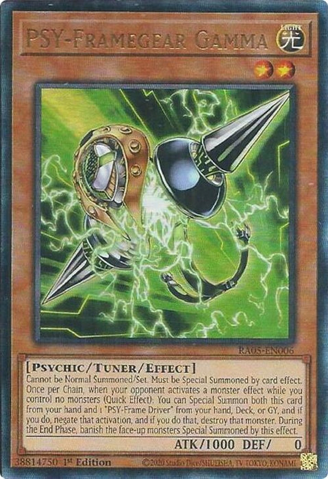 Image for PSY-Framegear Gamma (Ultimate Rare) (RA05-EN006) [Rarity Collection 5] - YuGiOh