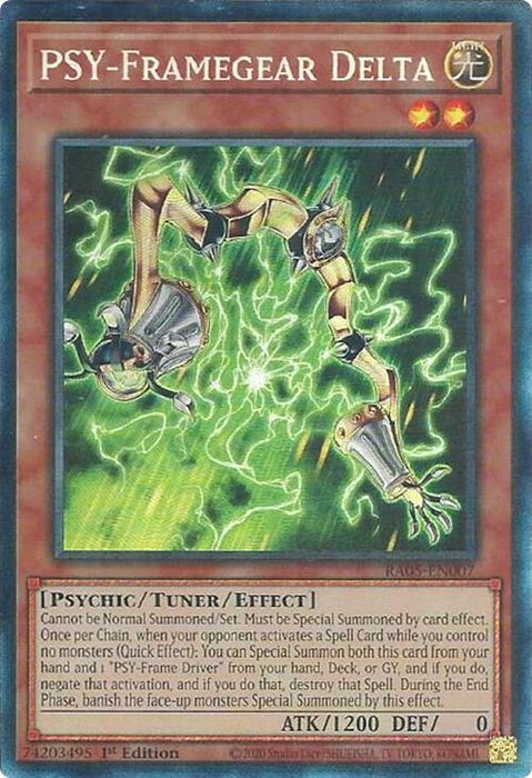 Image for PSY-Framegear Delta (Collector's Rare) (RA05-EN007) [Rarity Collection 5] - YuGiOh