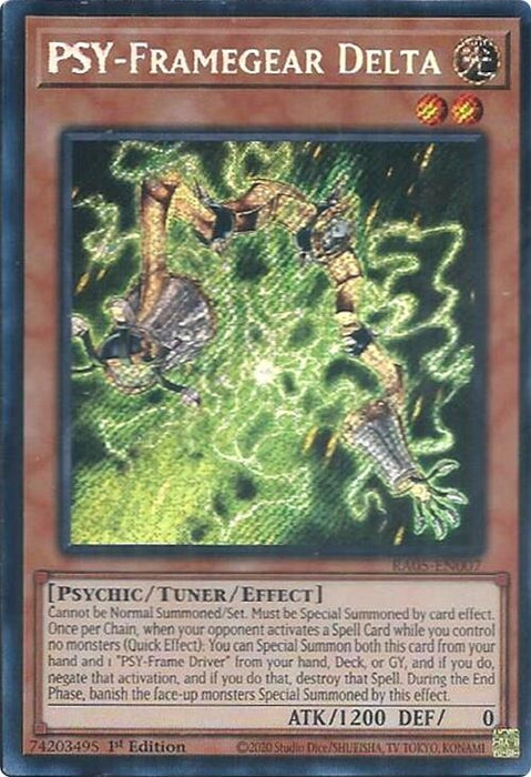 Image for PSY-Framegear Delta (Secret Rare) (RA05-EN007) [Rarity Collection 5] - YuGiOh