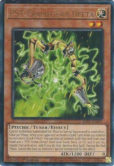 Image for PSY-Framegear Delta (Ultimate Rare) (RA05-EN007) [Rarity Collection 5] - YuGiOh