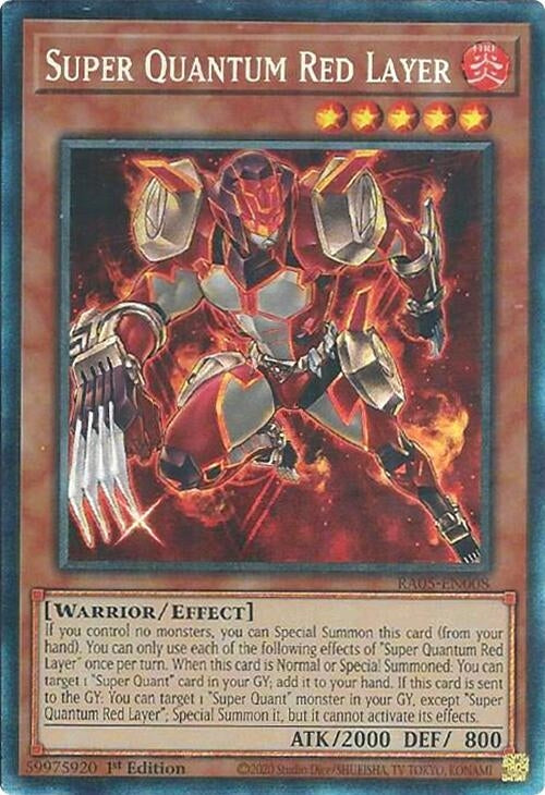 Image for Super Quantum Red Layer (Collector's Rare) (RA05-EN008) [Rarity Collection 5] - YuGiOh